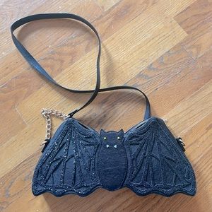 Black Bat Betsey Johnson Purse